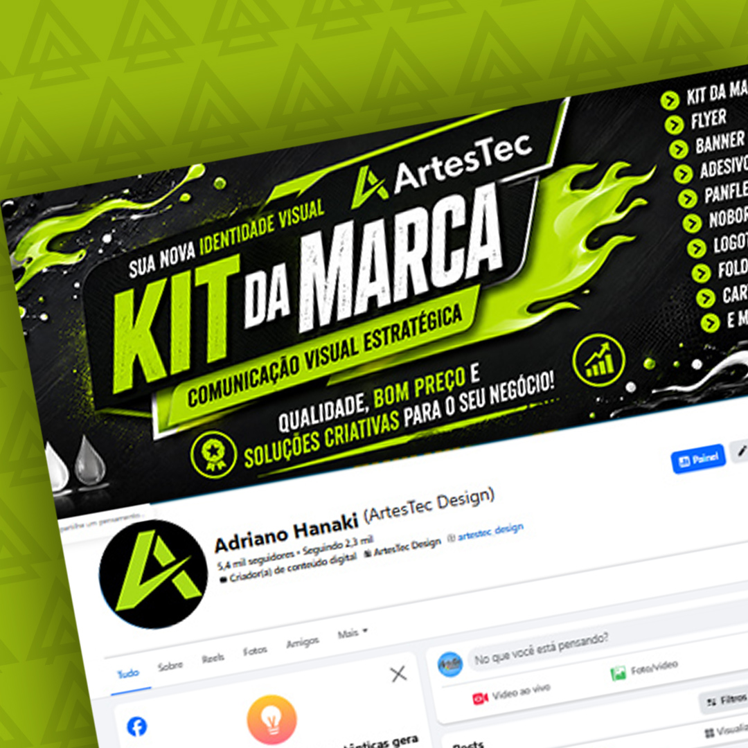 Mockup de capa para Facebook
